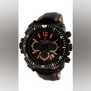 Victory Instruments‎ V-Circuit Chronograph Orange/Black Sport 5102 Men's Watch